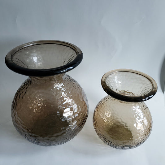 Amber Recycled Glass Vase - Tamayne's Decor & Events