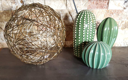 Gold accent ball - Tamayne's Decor & Events