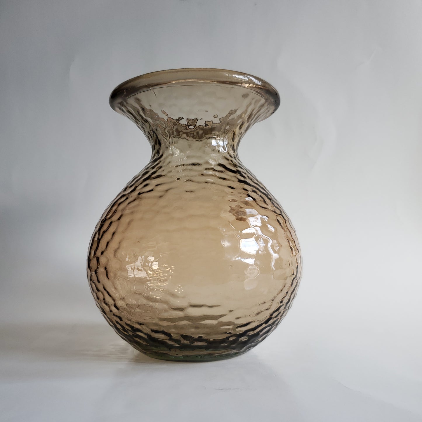 Amber Recycled Glass Vase