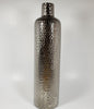 Hammered Texture Silver Ceramic Vase - Tamayne's Decor & Events