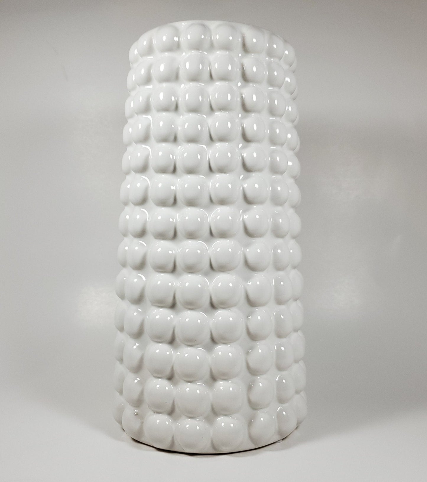 White bubble ceramic vase - Tamayne's Decor & Events