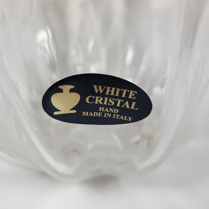 White crystal Vase - Tamayne's Decor & Events