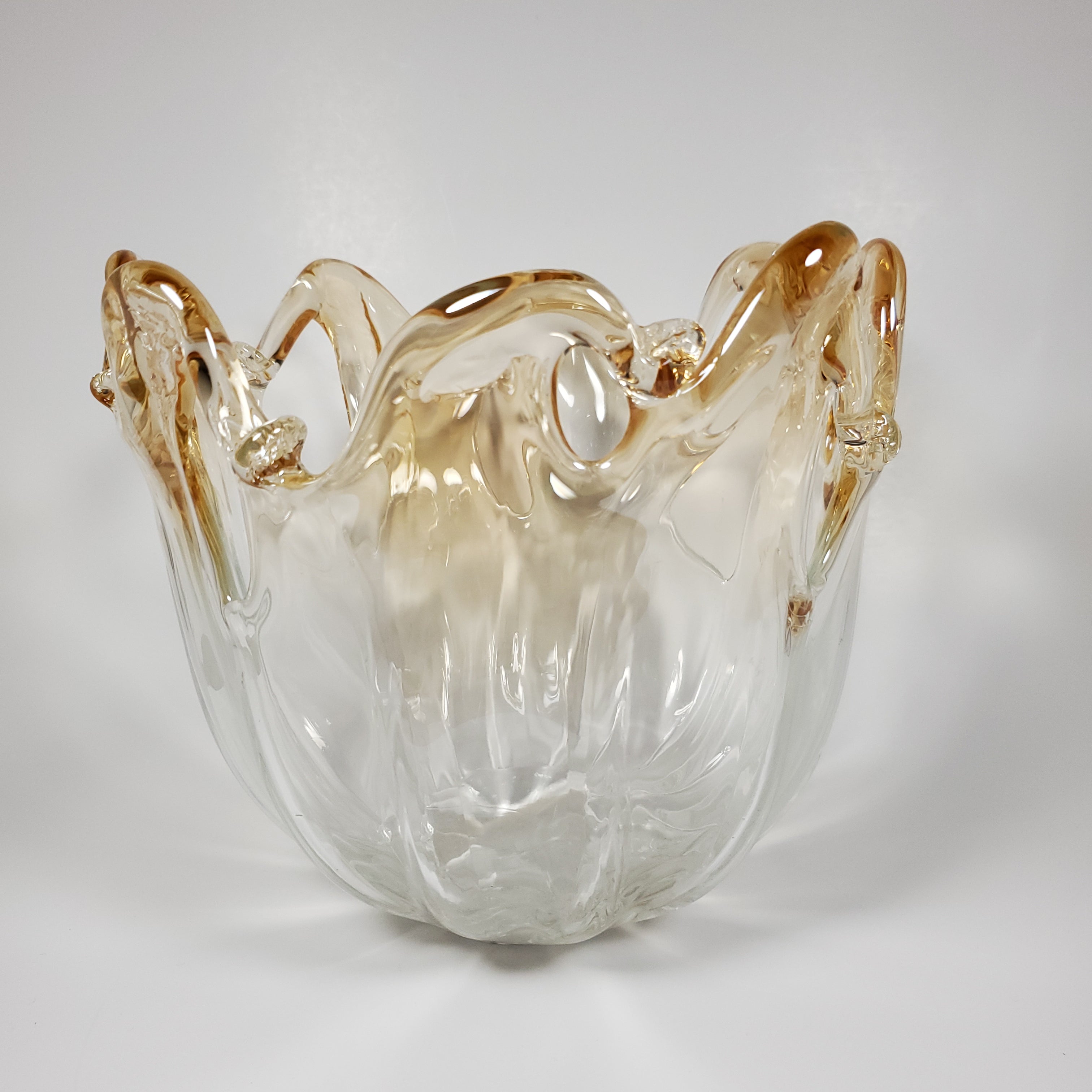 Murano White crystal Vase – Tamaynesdecor