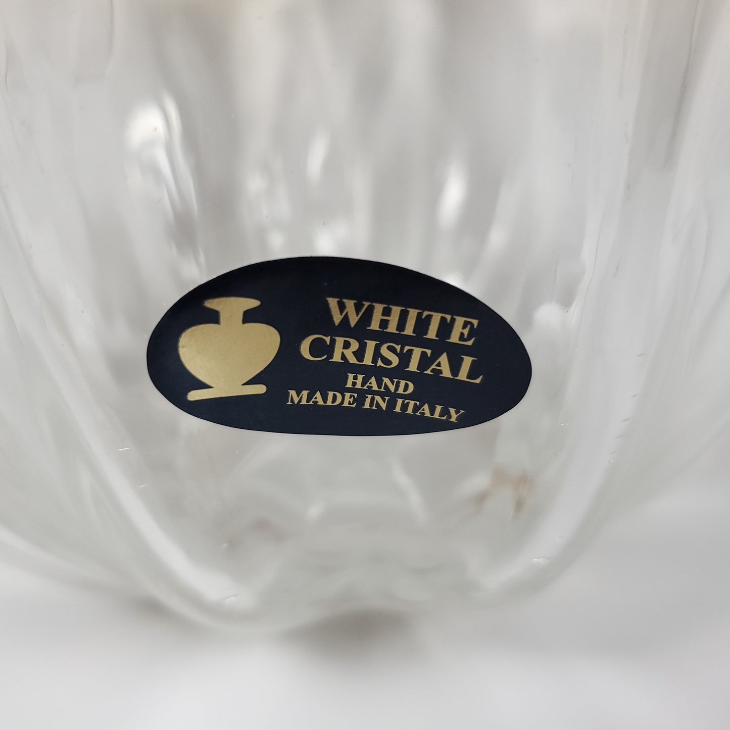 White crystal Vase